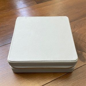 Pottery Barn travel jewelry case. Brand new! Gray.